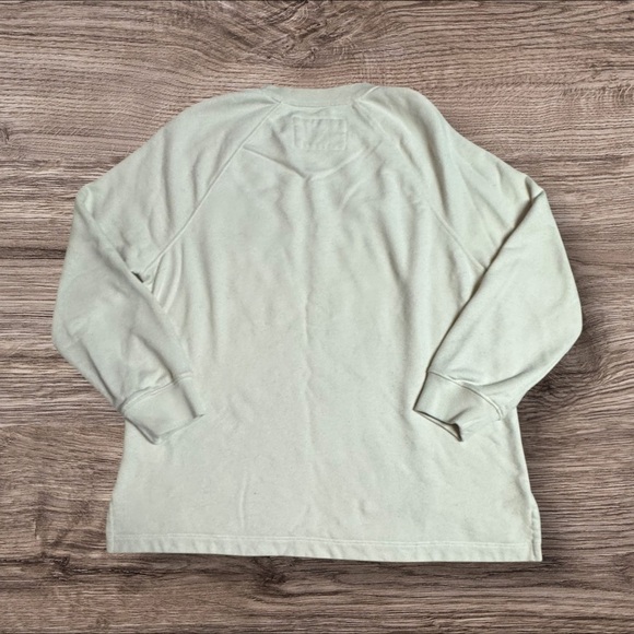 American Eagle Outfitters New York City XS Cream Graphic Long Sleeve Sweatshirt - Picture 2 of 4